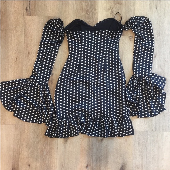 Sabo Skirt Sienna Polka Dot Strapless Dress - Picture 6 of 6